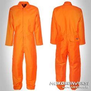 Baju Wearpack safety warna Orange Stabilo ukuran XL  