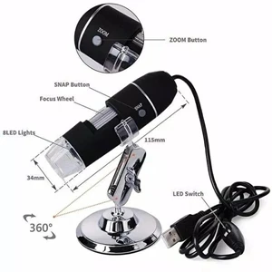 Digital Digital Microscope 1000x 2MP 8LED USB 1000x zoom Digital Microscope Endoscope Mikroskop USB