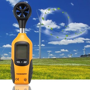 Alat Laboratorium Umum Digital Anemometer Wind Speed Measurement HT-81 Ukur Kecepatan Angin