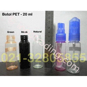 Pet Bottle  20 Ml With Pump Spray