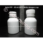 Botol Pet 50 Ml (Bp2) White Dengan Segel Cap 1