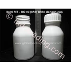 Botol Pet 100 Ml (Bp3) White Dengan Segel Cap 1