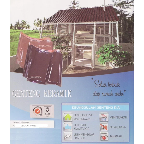 Genteng Keramik Merk KIA Keramik