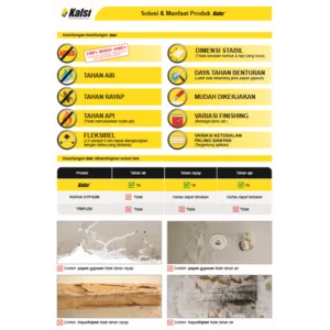 Kalsiboard Plafon Kalsium Silikat Terkuat