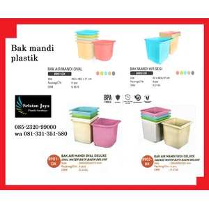 Bak Mandi Plastik Oval Lucky 8901 DX
