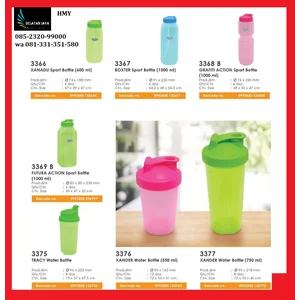 Botol plastik air minum (600 ml) Xanadu 3366 HMY