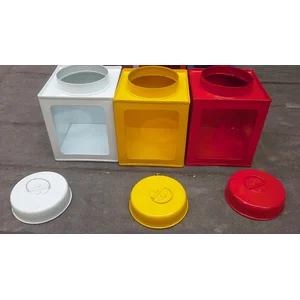 toples segi kaleng warna warni