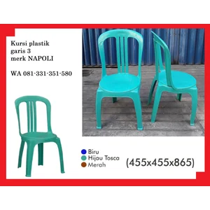Kursi Plastik Napolly 101 Sandaran Garis 3