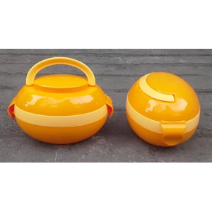 produk plastik rumah tangga Rantang anak plastik oval orange kode RAO 9002 merk golden sunkist