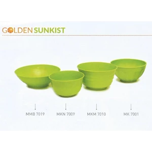 produk plastik rumah tangga Mangkok mie plastik bulat golden Sunkist MKM 7010 hijau