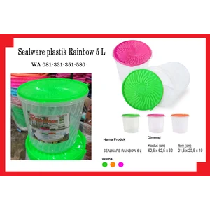 Sealware Toples Plastik 5 Liter rainbow