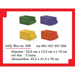 Jolly Box File plastik LionStar no.200 : tempat Penyimpanan Praktis