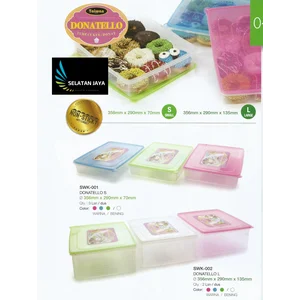 Tempat kue donat plastik donatello TWN