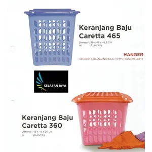  Keranjang plastik untuk pakaian baju kotor merk Diansari
