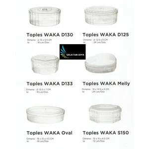 Toples Plastik mika kue kering merk WAKA