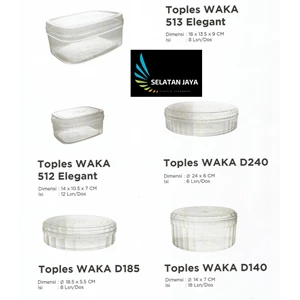  Toples plastik kue kering merk Waka