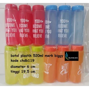 Botol plastik 520 ml buat hadiah bonus CHDB119 merk Biggy