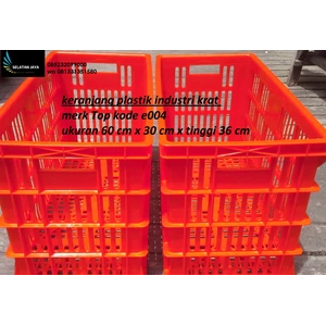 Plastic basket for the TOP brand e004 crates industry