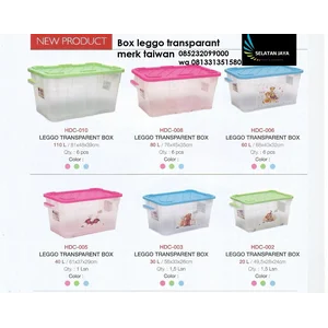  Box file leggo transparant merk Taiwan plastik