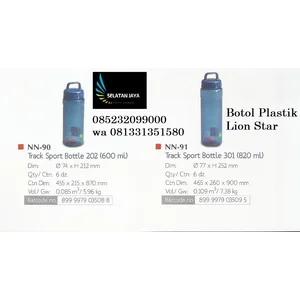 Botol minum plastik Lion Star Track Sport NN90