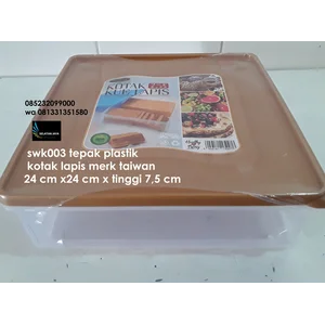 Kotak makan plastik lapis TAIWAN SWK003