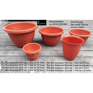 Pot bunga dan tanaman Plastik Bee tawon