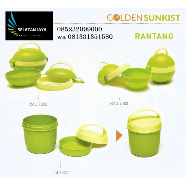Rantang Plastik Golden Sunkist TB9021