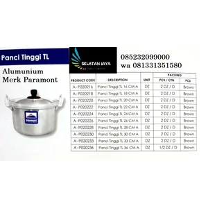  Panci alumunium TL Paramont no 16 cm