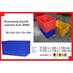 Keranjang Plastik Industri Krat B066