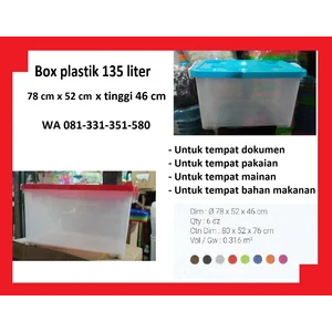  Container Plastik Box 135 Liter – Solusi Penyimpanan Praktis & Kuat? 