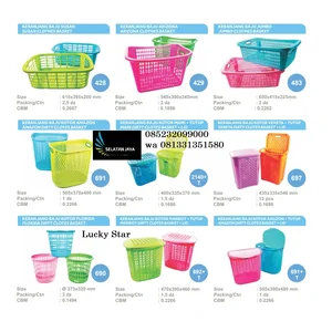 Keranjang plastik baju merk Lucky Star