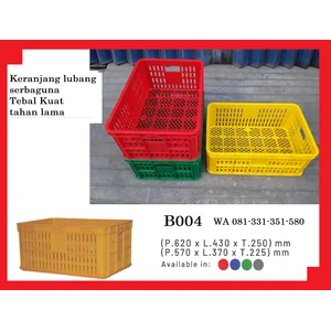 Keranjang Plastik "industri krat" Kuat B004
