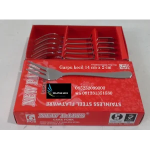Sendok dan Garpu Stainless kecil merk New Paris