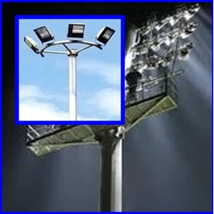 Stadium Spotlight Poles