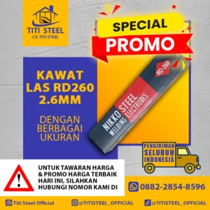Kawat Las RD260 26mm Super