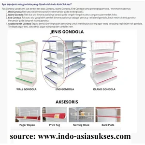 Rak Gondola Supermarket Tipe A3 End Gondola