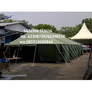   Tenda Pleton Pengungsian bencana alam