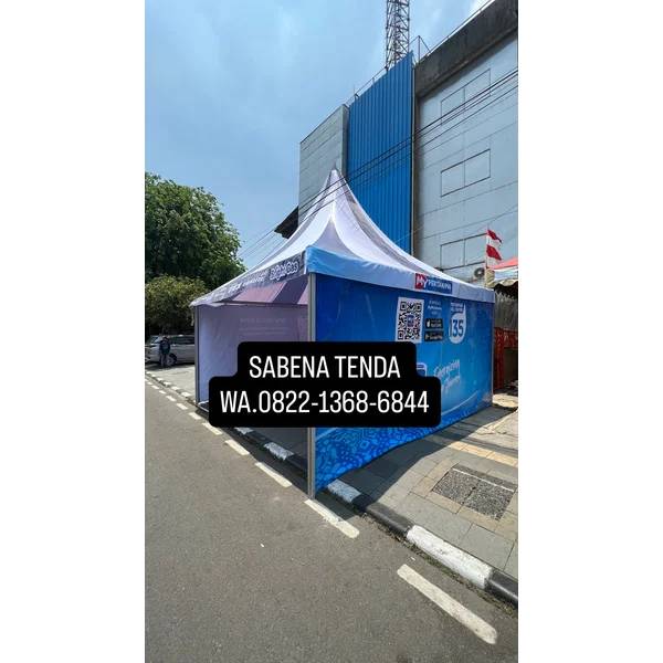 Tenda Sarnafil full dinding uk  6 x 6 custem  