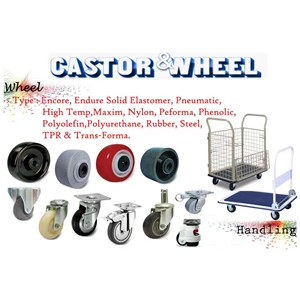 Troli Roda Castor Wheels