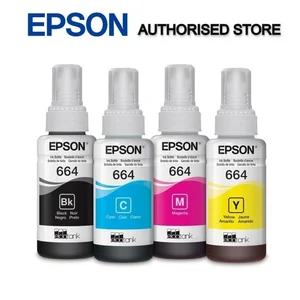 Tinta Epson T 664 - Tinta Printer 1 Set (BCMY)