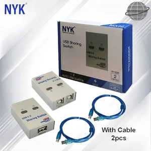 USB Auto Data Switch Printer 2 port Include Kabel USB - Network Hubs and Switch