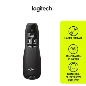 Logitech R400 Remote Pointer Presentasi Wireless