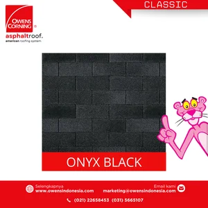 GENTENG ASPAL OWENS CORNING TIPE CLASSIC ONYX BLACK