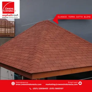 GENTENG ASPAL OWENS CORNING TIPE CLASSIC TERRA COTTA 