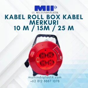 Kabel Roll Box Kabel Merkuri - 10 M / 15M / 25 M