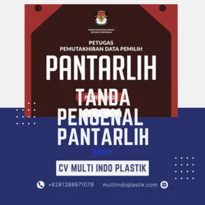 Cetak ID Card Petugas Pantarlih (Plastik & Tali ID Card)