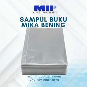 Sampul Buku Mika Bening Tebal 0.06 mm (Isi 60 Lembar)