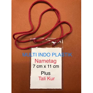 Kur strap and ID card Plastic size 7cm X 11cm