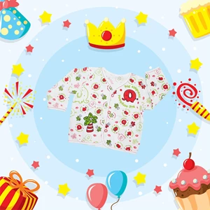 Happy Island motif baby clothes