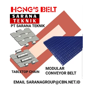 Modular Conveyor Hongsbelt Flattop Tabletop Chain